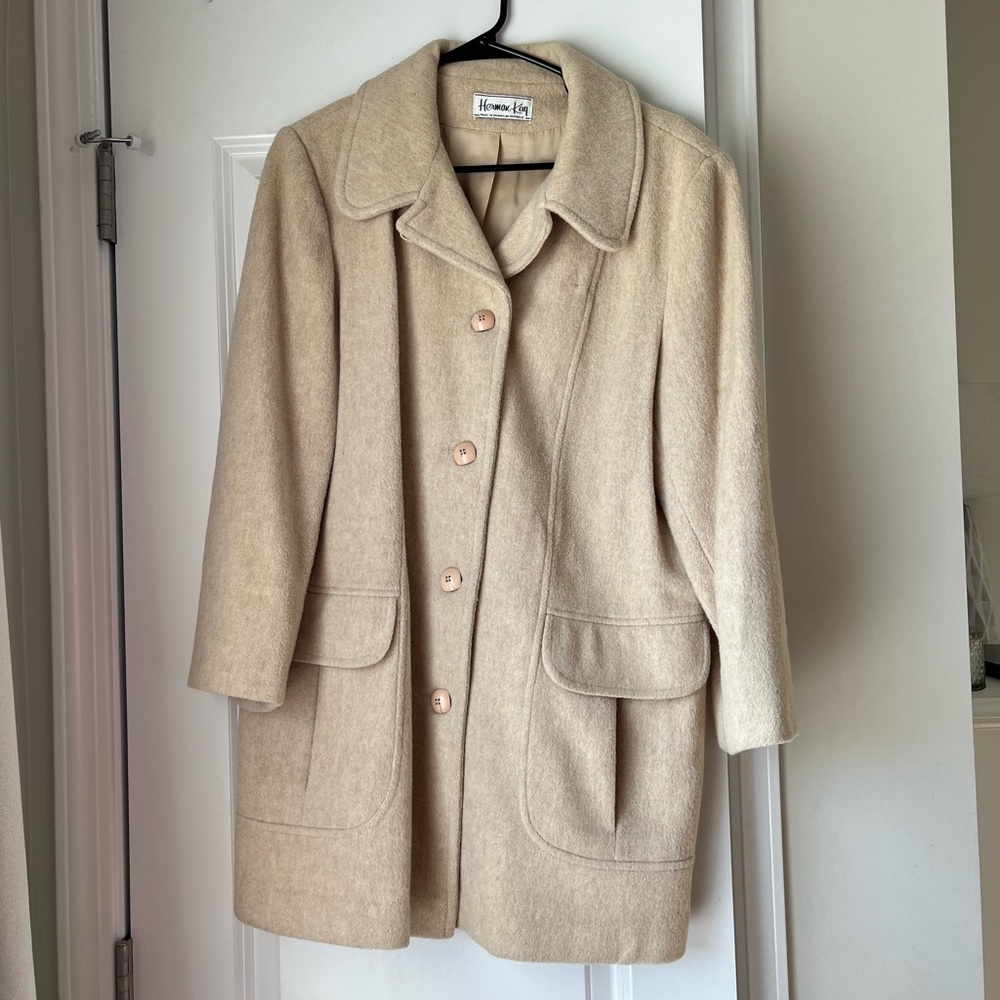 Herman Kay Camel Trench Coat